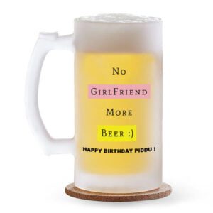 frosted beer mug