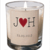 Scented Candle - Initials