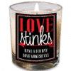Scented Candle Love Stinks
