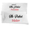 Mrs. Always Perfect printed pillow