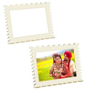 Serrated Globulite MDF Photo Frame