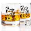 Funny Quotes printed whisky glass