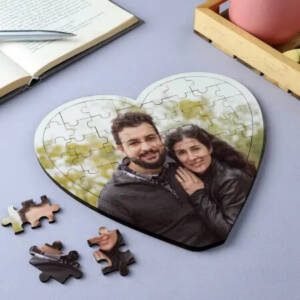 love Wooden Jigsaw Heart Puzzle