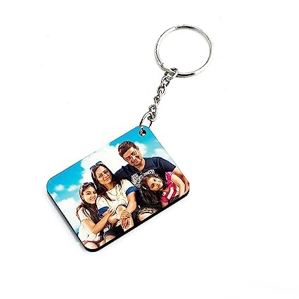 personalized keychain with photo and name